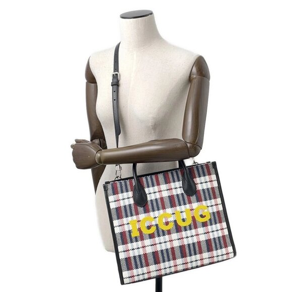 GUCCI Embroidery Tote Bag Size Small Canvas/Leather Multicolor 659983 - Picture 12 of 13